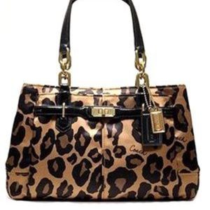 Coach Chelsea Ocelot Leopard Print Jayden Satchel